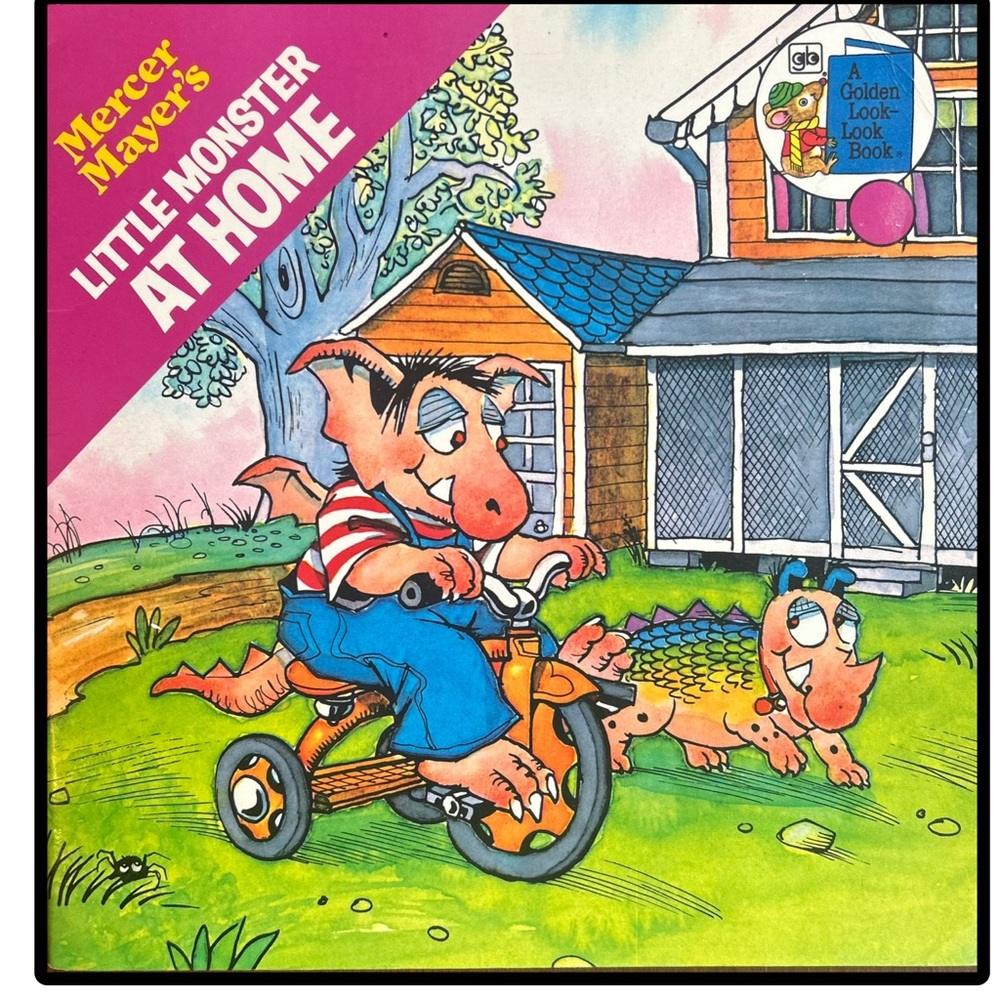 Mercer Mayer Little Monster At Home Vintage Children's Book